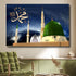 Masjid An Nabawi -Framed Islamic Wall Decor-Giclée Fine Art On Canvas