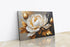 Peony Canvas Wall Art Prints - Gold And White