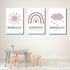 Nursery Expressions-Framed Islamic Wall Decor - (3 pieces) On Canvas