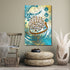 Surah Qalam-Framed Islamic Wall Decor-Giclée Fine Art On Canvas