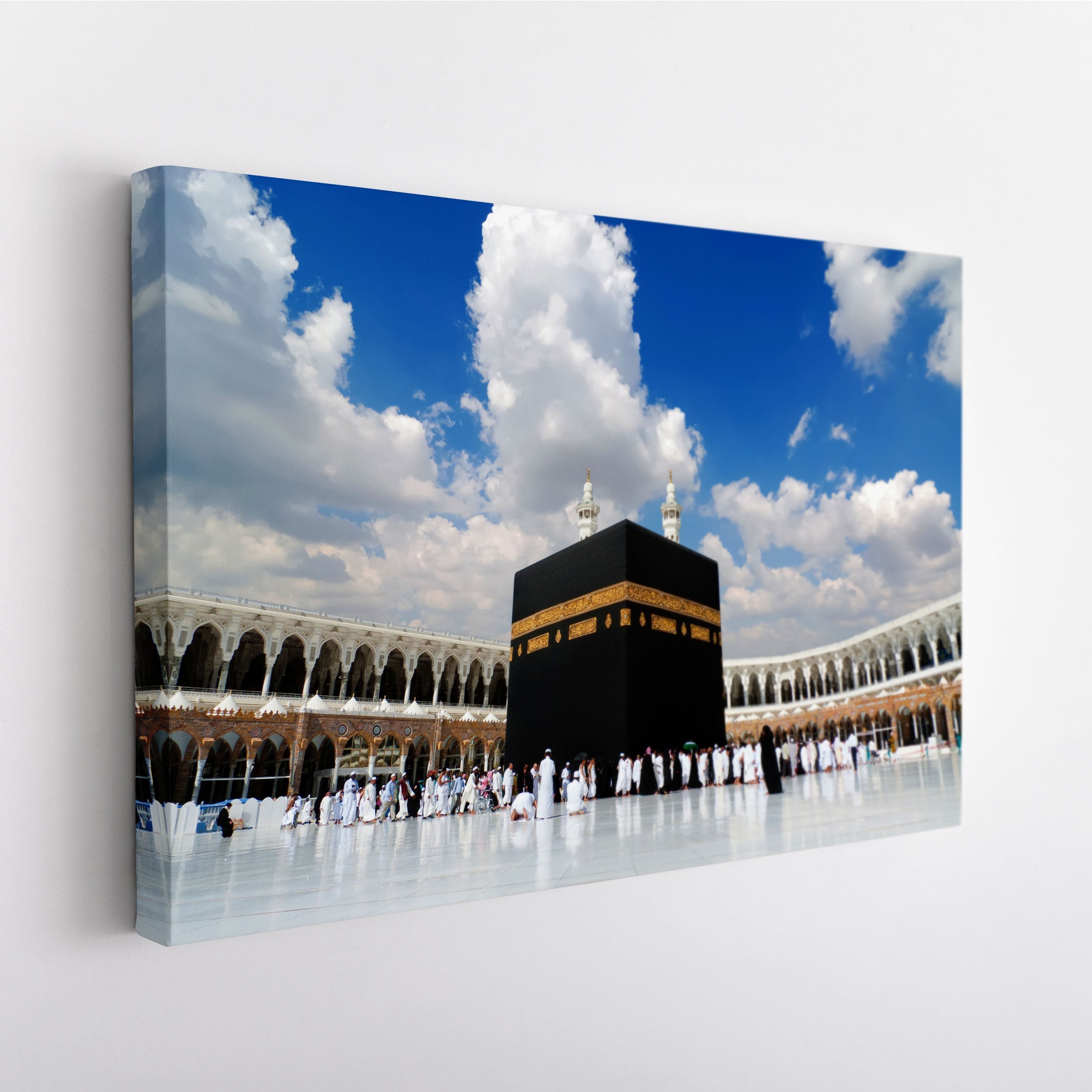 Khana Kaaba-Framed Islamic Wall Decor-Giclée Fine Art On Canvas