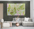 Subhanallah - Framed Islamic Canvas Giclée Arabic Calligraphy, Gifts for Muslims lime pink